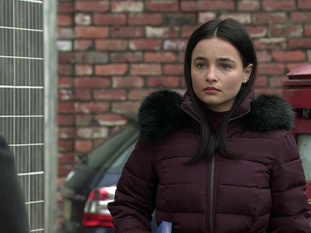 Alina on Coronation Street on March 24, 2021