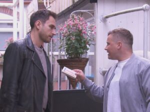 Robbie and Freddie on Hollyoaks on September 30, 2024