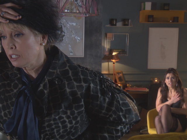 Marnie and Cher on Hollyoaks on February 23, 2021