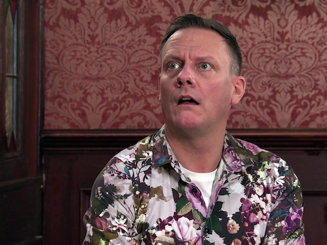 Sean on Coronation Street on March 22, 2021