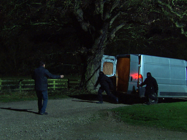 Mandy and Paul on Emmerdale on February 15, 2021