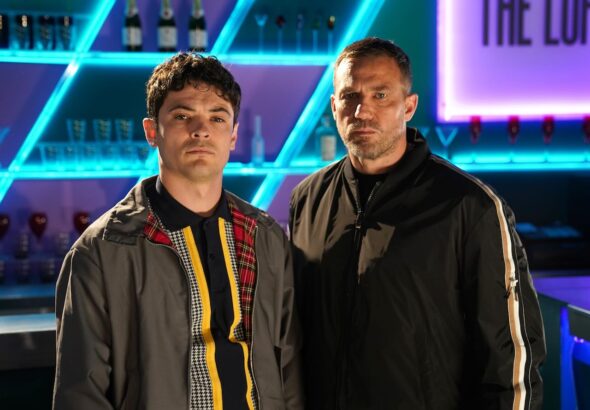 Rex and Warren on Hollyoaks on July 11, 2024