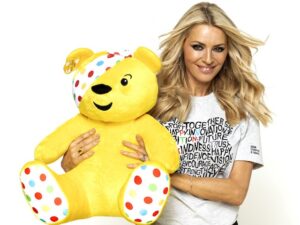 Tess Daly with Pudsey for Children in Need