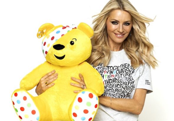 Tess Daly with Pudsey for Children in Need