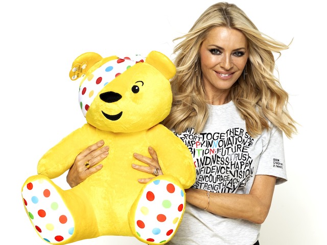 Tess Daly with Pudsey for Children in Need