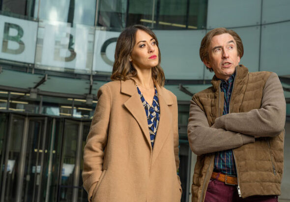 Susannah Fielding and Steve Coogan in This Time with Alan Partridge