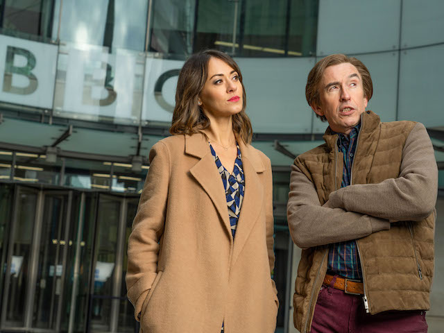 Susannah Fielding and Steve Coogan in This Time with Alan Partridge