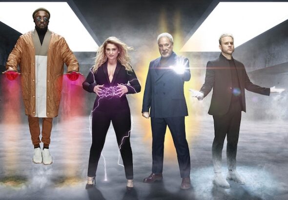 will.i.am, Meghan Trainor, Tom Jones and Olly Murs for The Voice UK