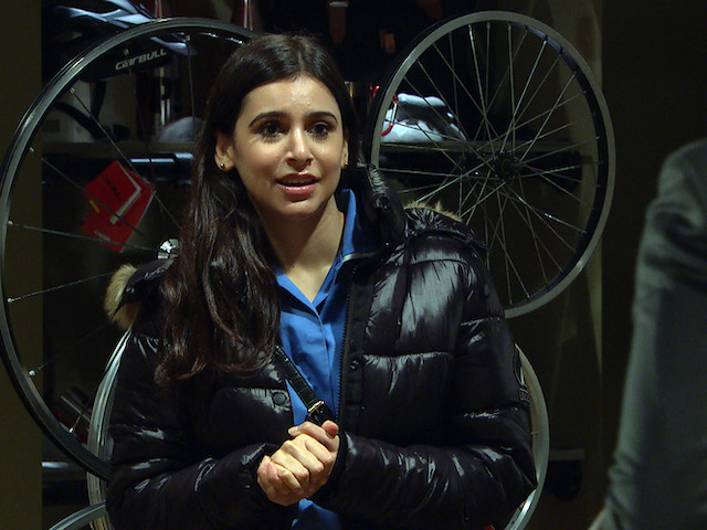 Meena on Emmerdale on April 16, 2021