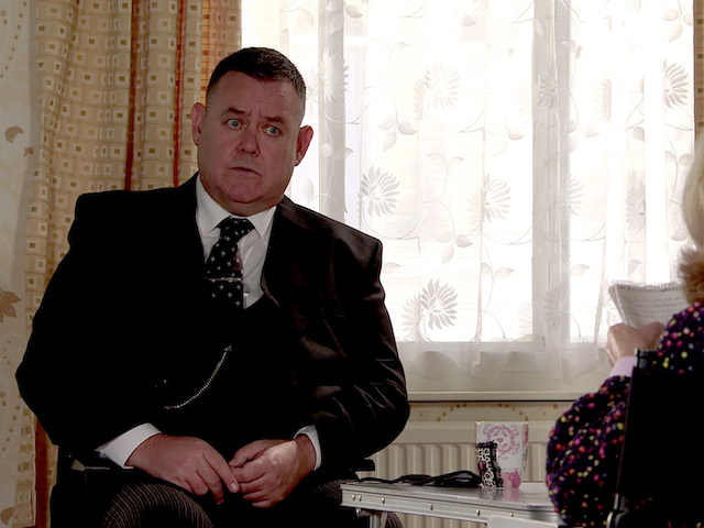George and Gail on Coronation Street on February 10, 2021