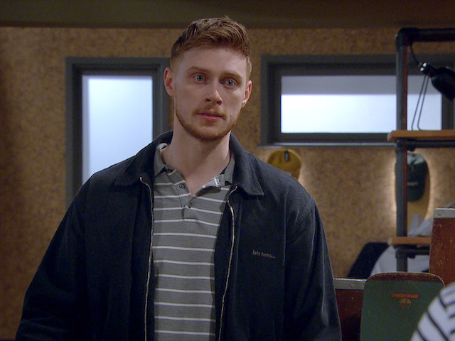 Luke on Emmerdale on June 14, 2021