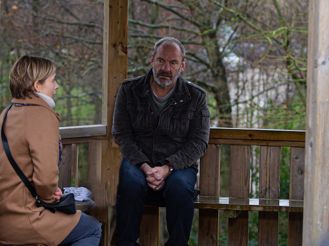 Juliette and Jimmy on Emmerdale on February 2, 2021