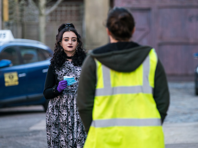 Nina on Coronation Street on April 1, 2021