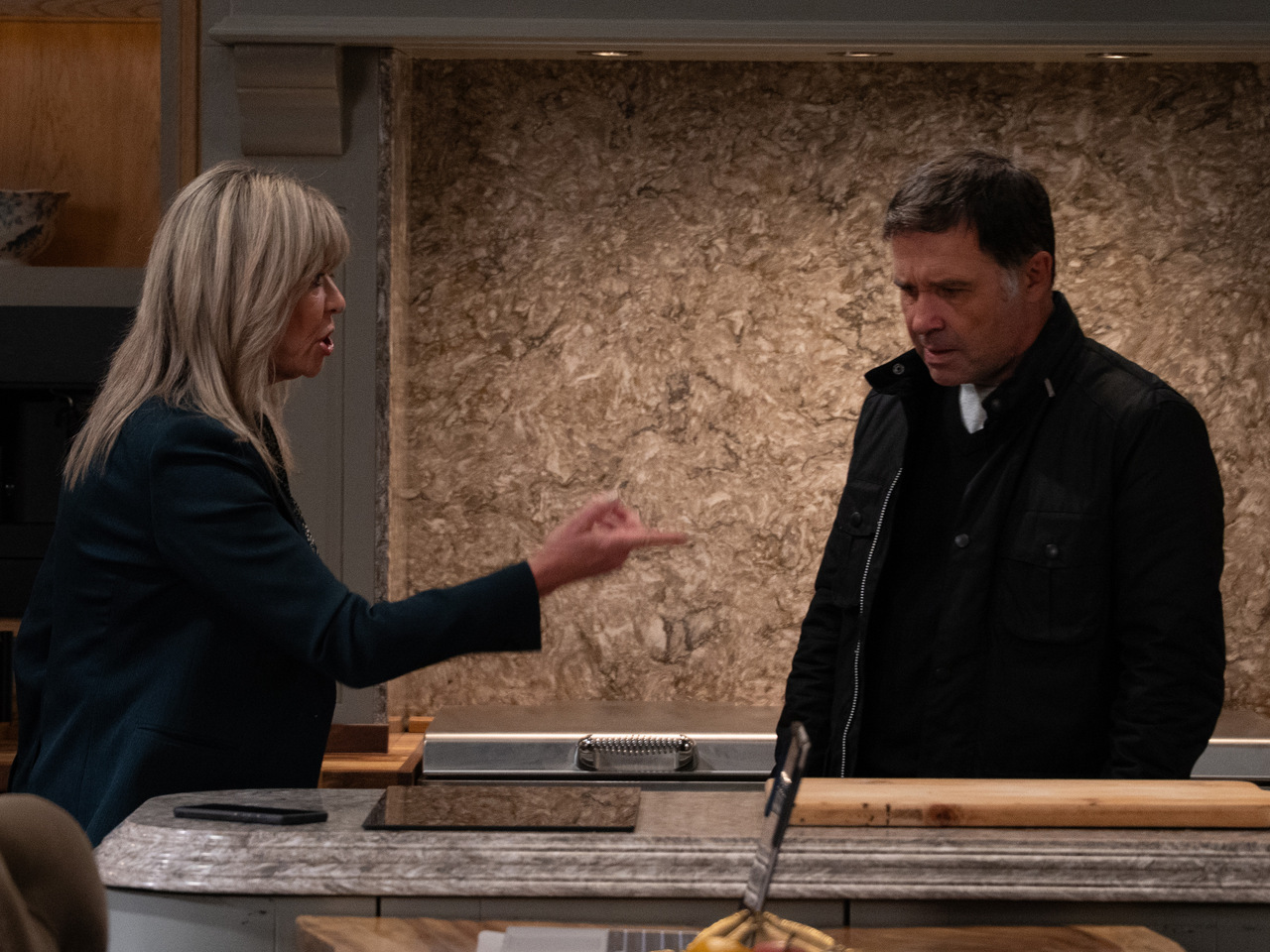 Kim and Graham on Emmerdale on October 25, 2026