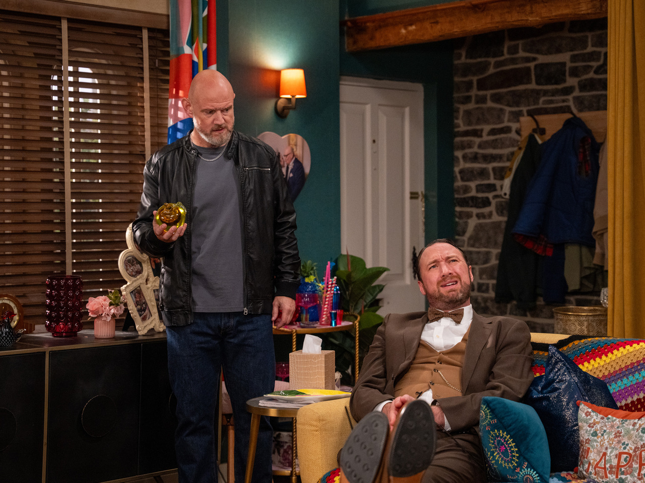 Liam and Dave on Emmerdale on October 26, 2026