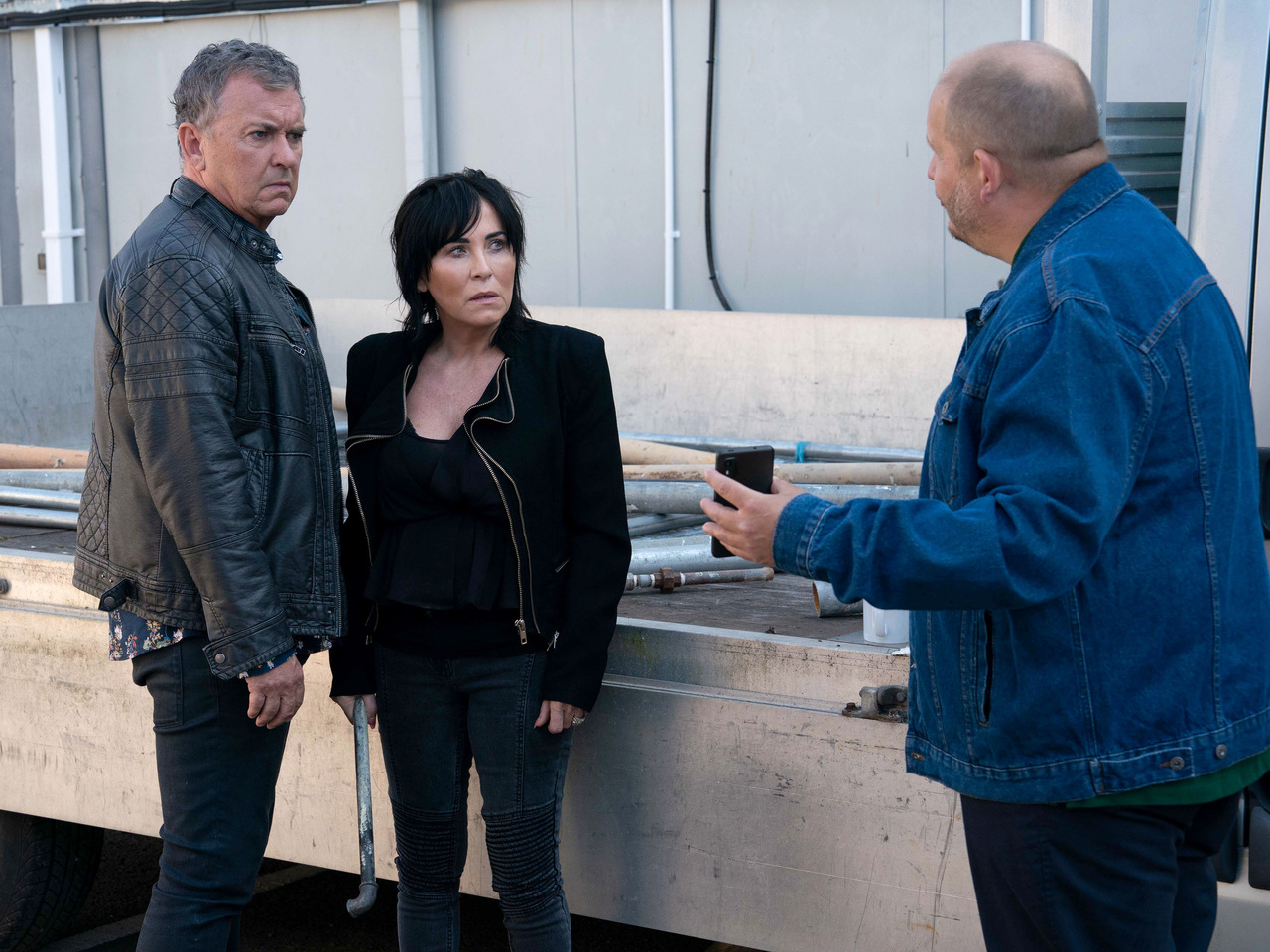 Alfie, Kat and Mr Ounsworth on EastEnders on October 19, 2026