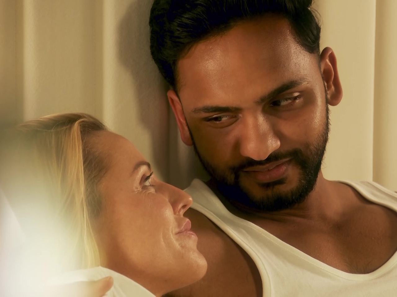 Cindy and Imran on Hollyoaks on October 19, 2026