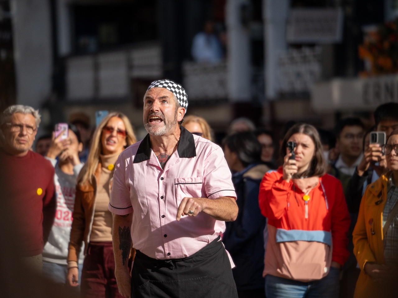 A performer at the Hollyoaks 2026 Immersive Event