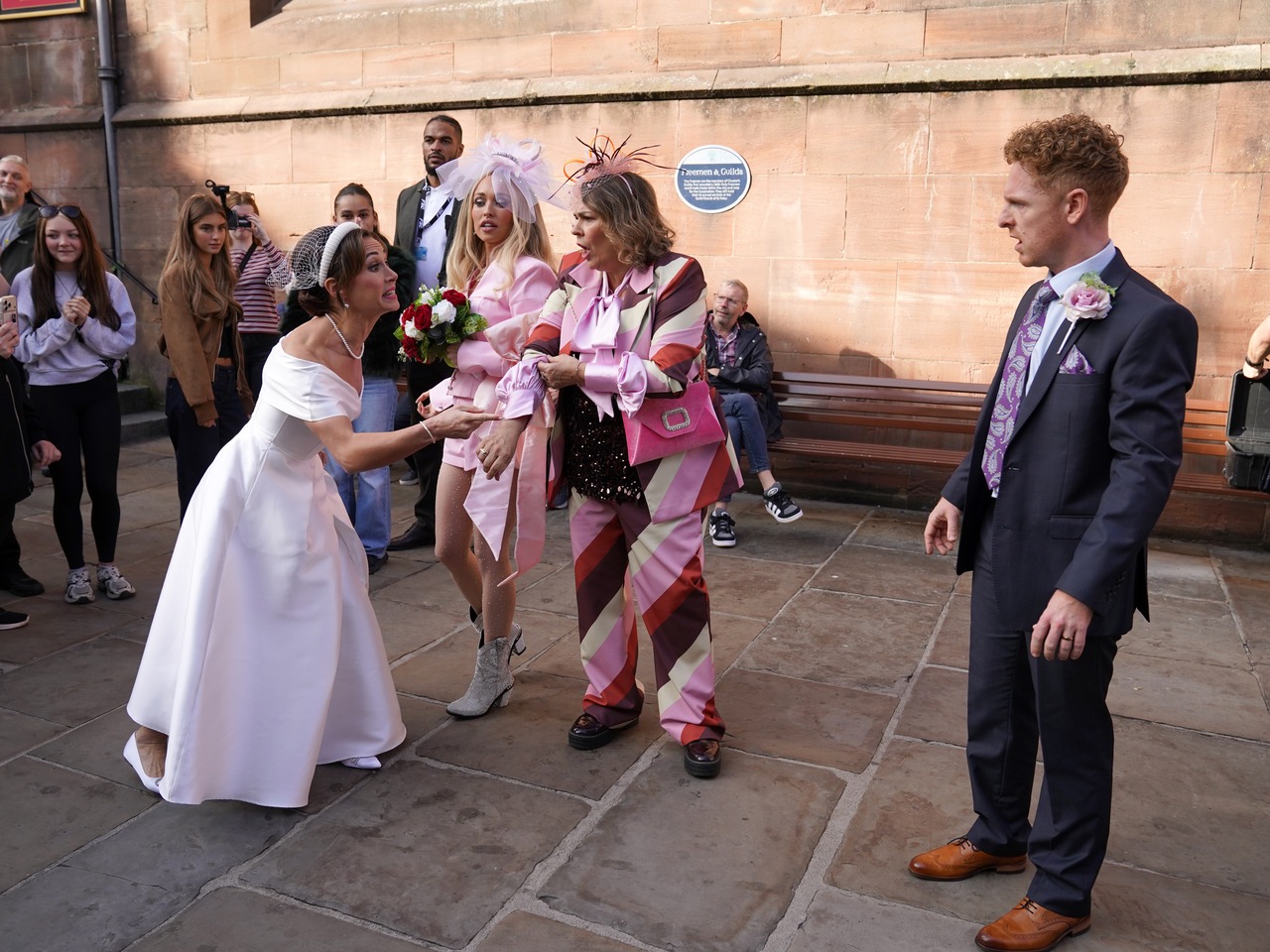 The McQueen wedding party at the Hollyoaks 2026 Immersive Event