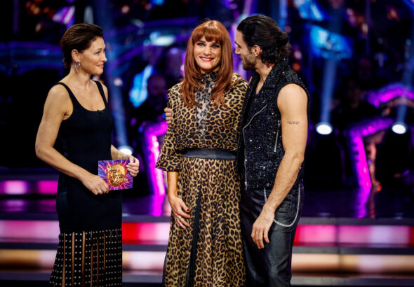 Emma Willis, Dame Sarah Storey and Julian Caillon for Strictly Come Dancing 2026 Live show 4 results