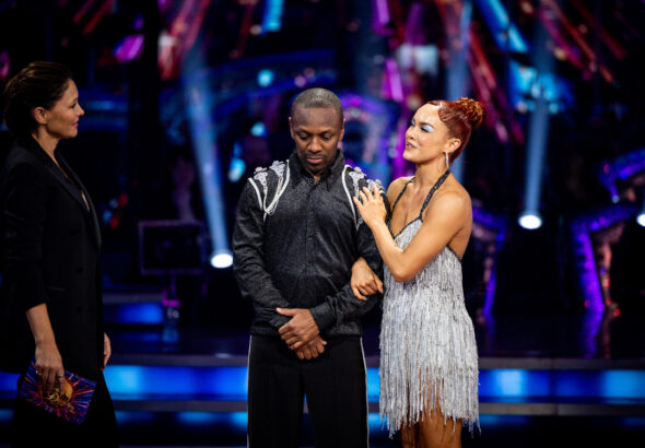 Emma Willis, Shaun Wright-Phillips and Alexis Warr for Strictly Come Dancing 2026 Live show 5 results