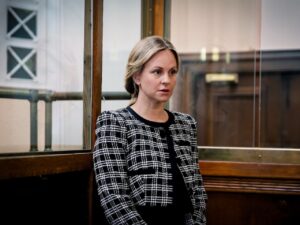 Sarah on trial on Coronation Street in October 2026