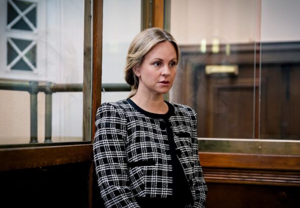 Sarah on trial on Coronation Street in October 2026