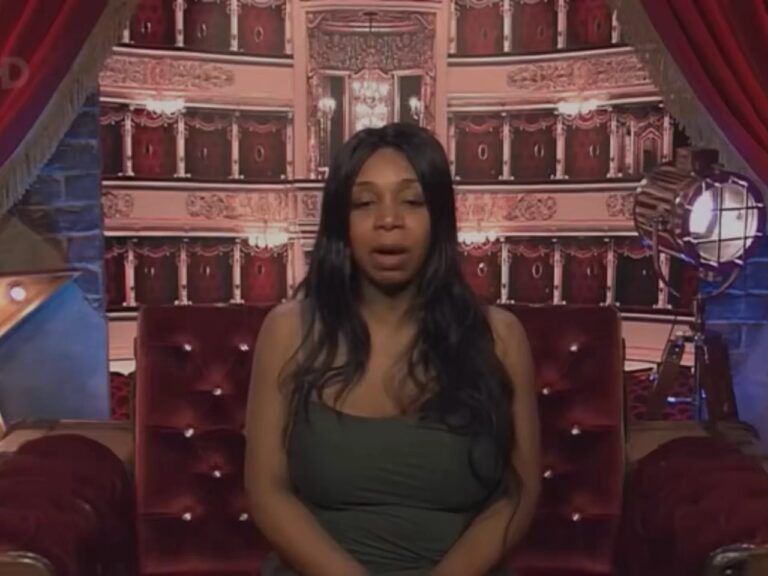 Tiffany Pollard in the Diary Room in Celebrity Big Brother 2016
