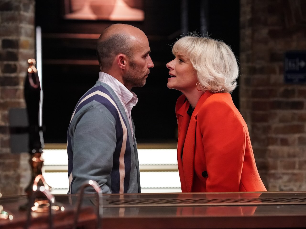 Nicola and Teddy on EastEnders on November 13, 2024