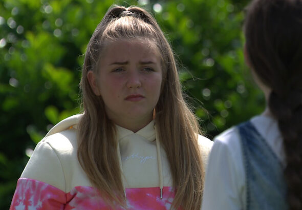 Cathy and April on Emmerdale on September 15, 2021
