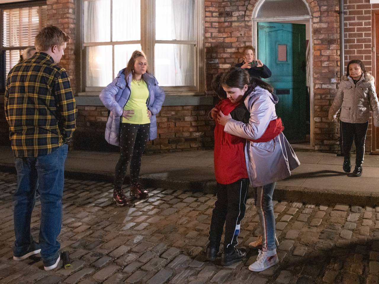 Joseph says goodbye to his family on Coronation Street on February 28, 2022
