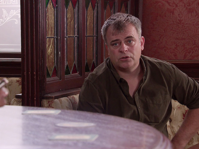 Steve on Coronation Street on October 29, 2021