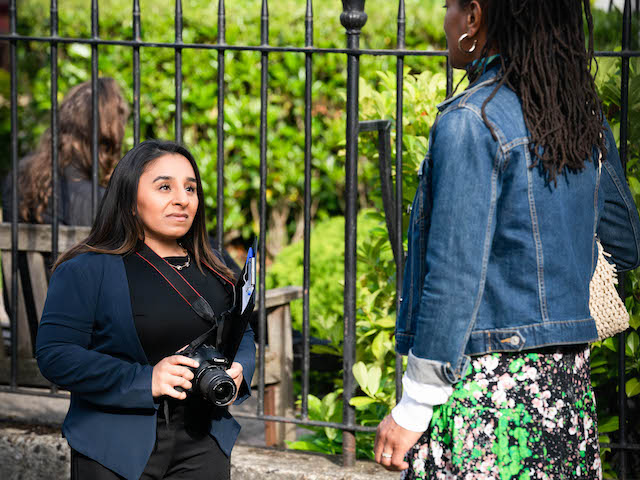The estate agent and Sheree on EastEnders on September 24, 2021
