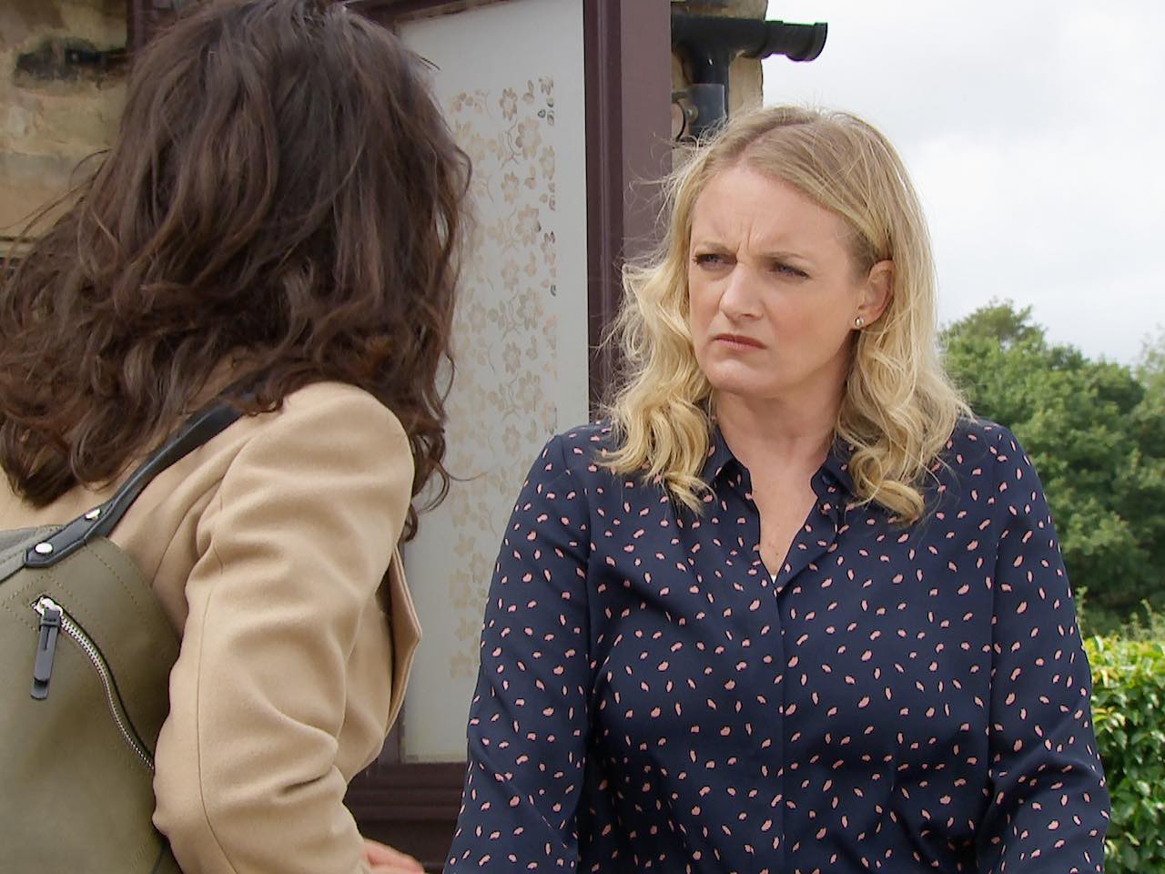 Manpreet and Nicola on Emmerdale on November 8, 2022