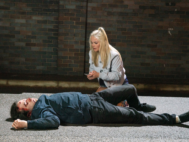 Seb and Kelly on Coronation Street on August 30, 2021