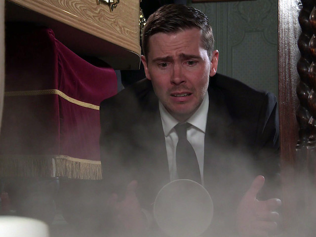 Todd spilling Phelan’s ashes on Coronation Street on September 3, 2021
