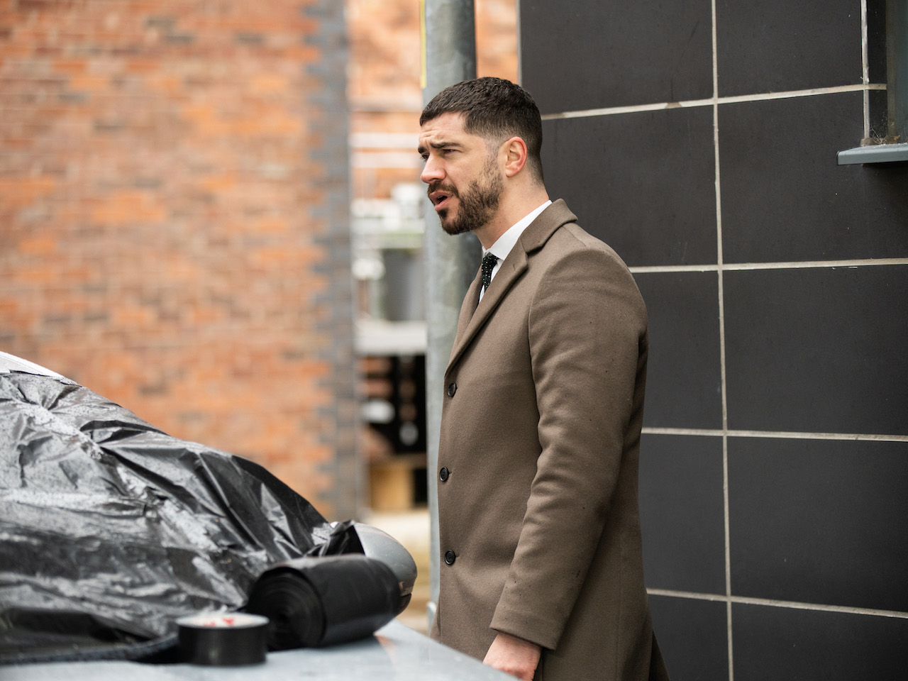 Adam on Coronation Street on February 7, 2022