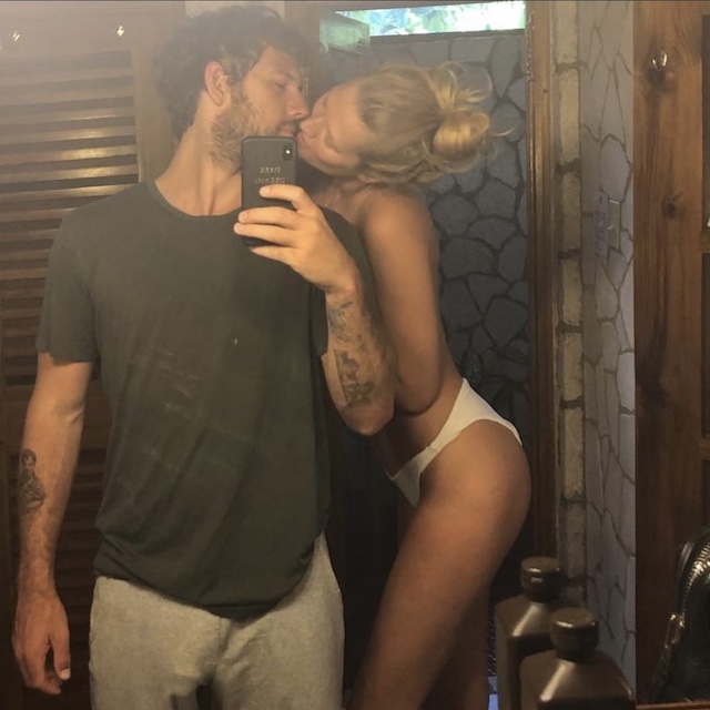 Alex Pettyfer and Toni Garrn
