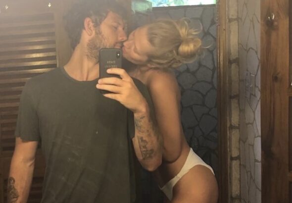 Alex Pettyfer and Toni Garrn