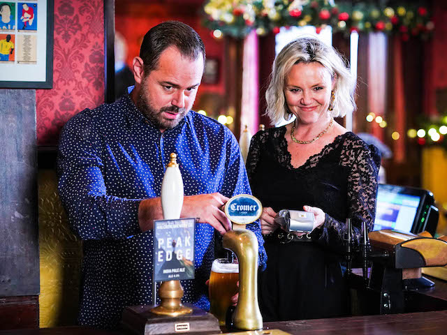 Mick and Janine on EastEnders on November 26, 2021