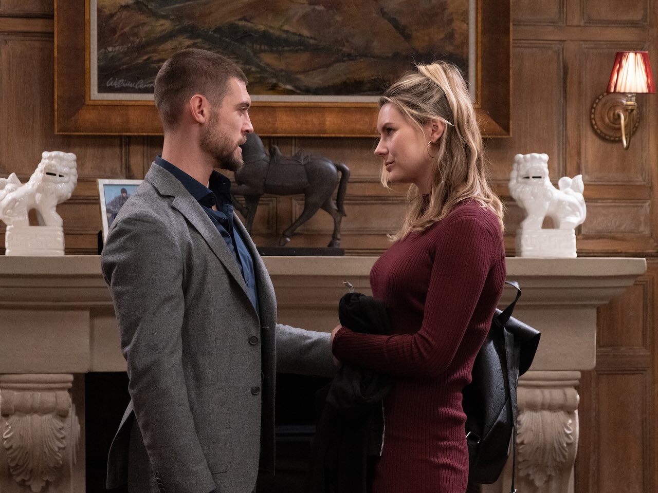 Joe and Dawn on Emmerdale on February 3, 2025
