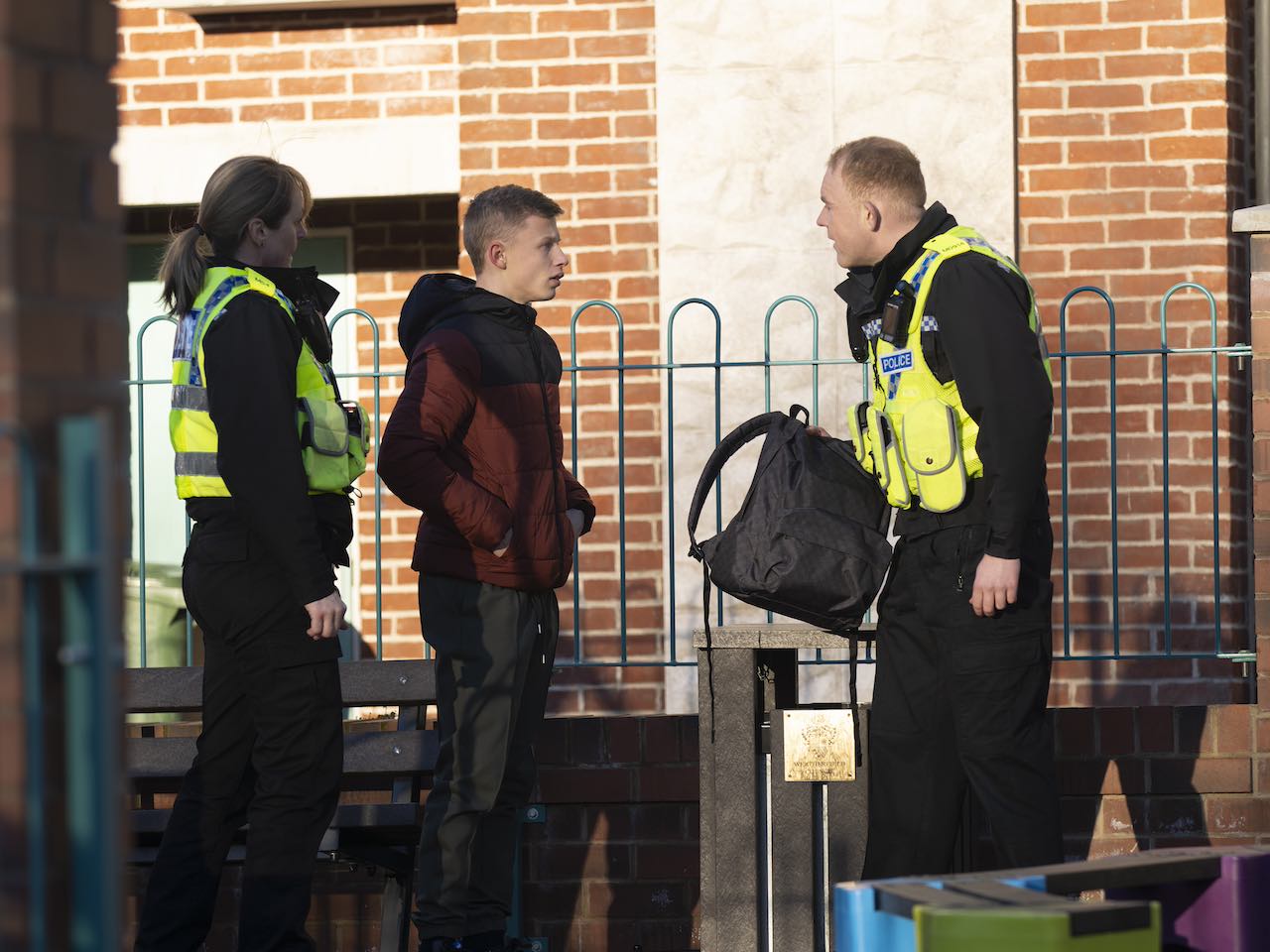 Craig and Dylan on Coronation Street on March 6, 2024