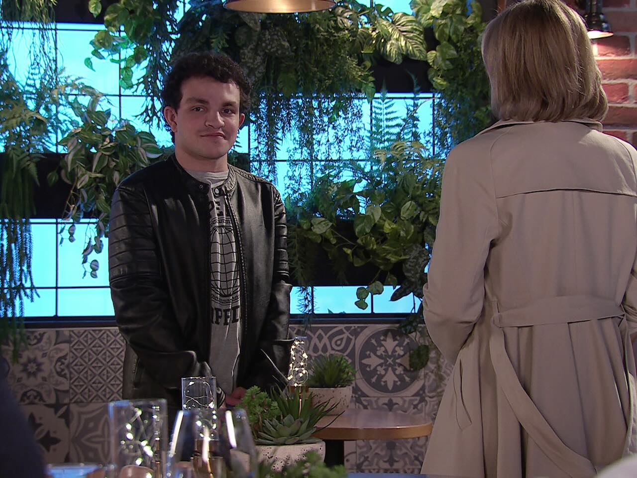 Simon and Leanne on Coronation Street on June 3, 2024