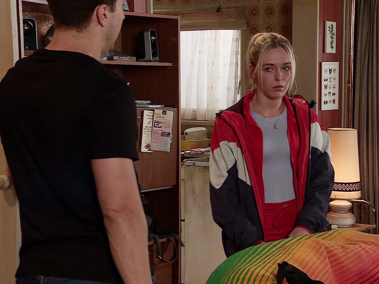 Lauren and Ryan on Coronation Street on October 18, 2023