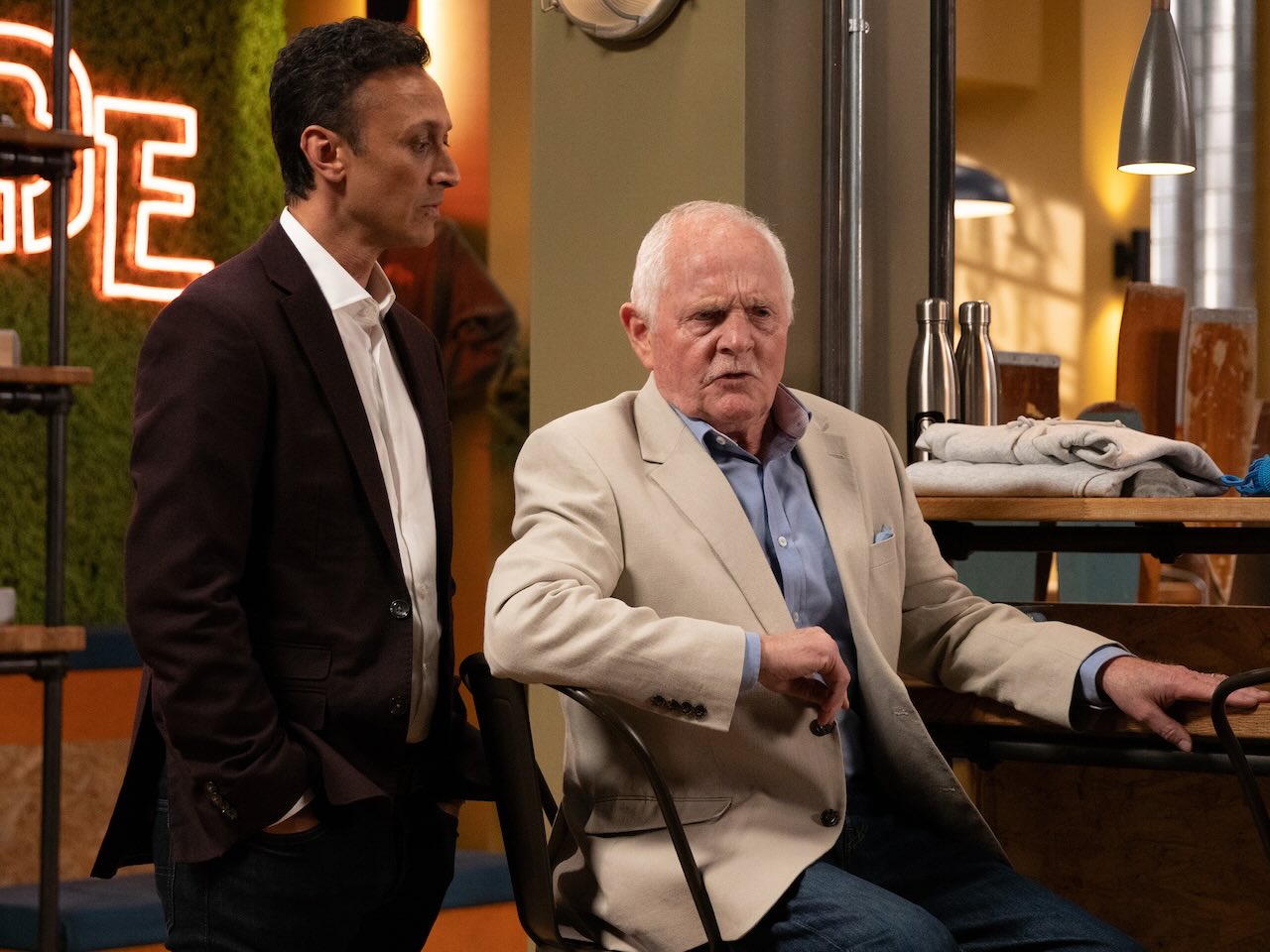 Jai and Eric on Emmerdale on June 27, 2024