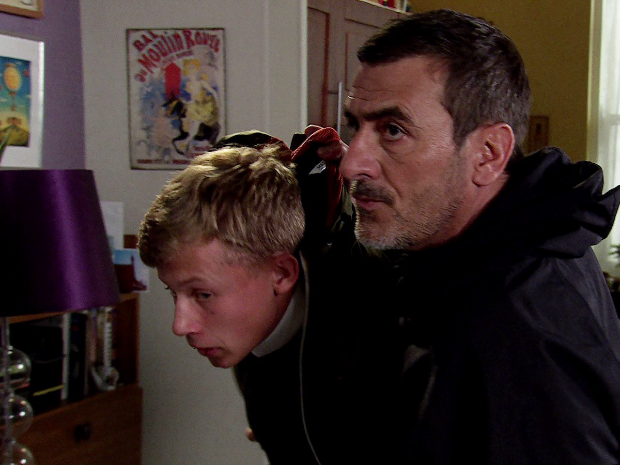Peter and Dylan on Coronation Street on November 24, 2023