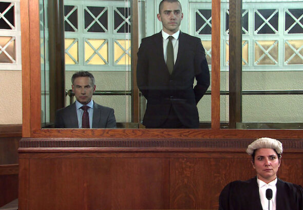 Corey and Sabeen on Coronation Street on September 10, 2021