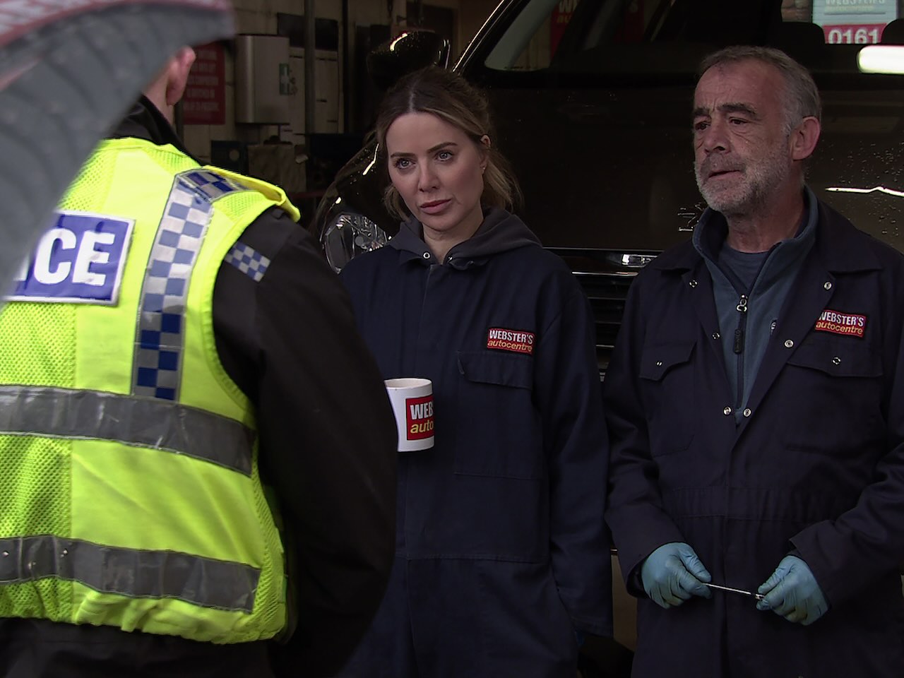 Abi, Kevin and Craig on Coronation Street on June 3, 2024