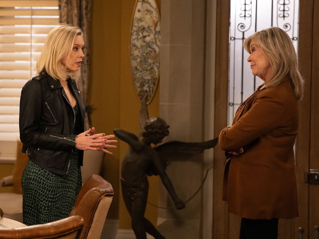Ruby and Kim on Emmerdale on February 19, 2024