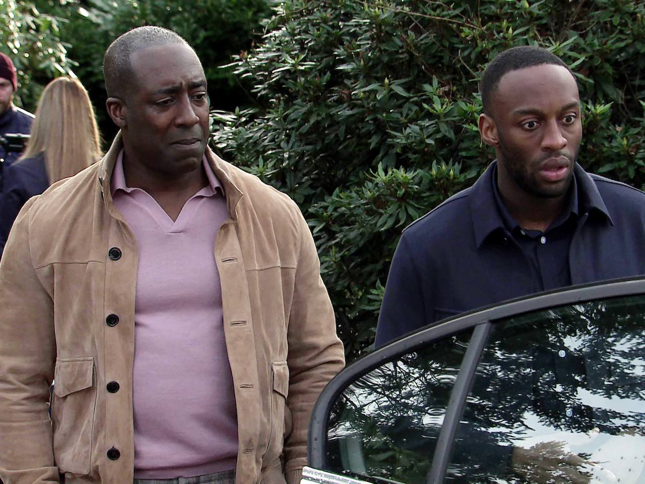 Ronnie and Michael on Coronation Street on April 14, 2023